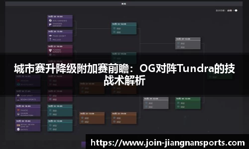 城市赛升降级附加赛前瞻：OG对阵Tundra的技战术解析